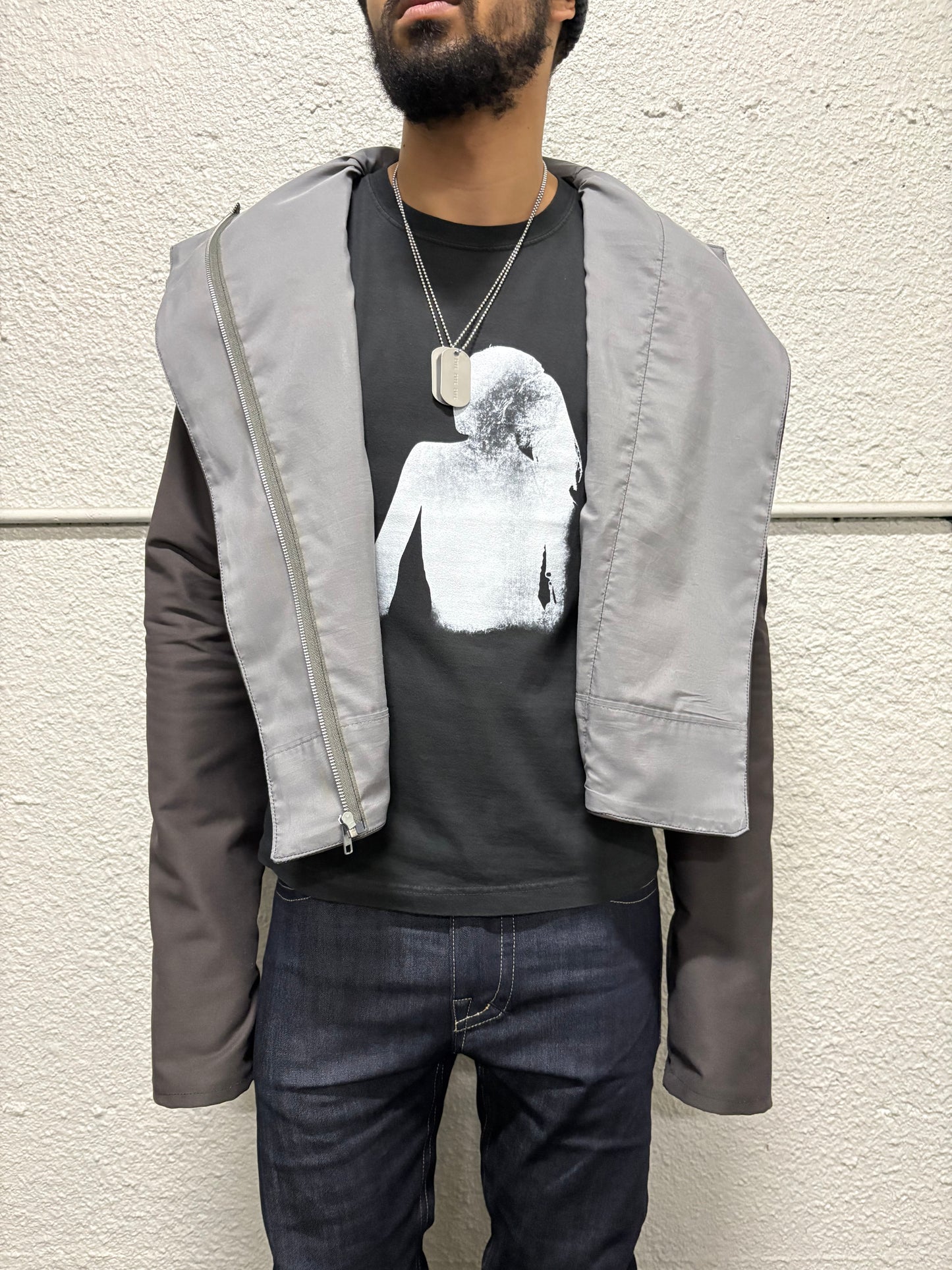 ‘STORK’ ASYMMETRICAL JACKET