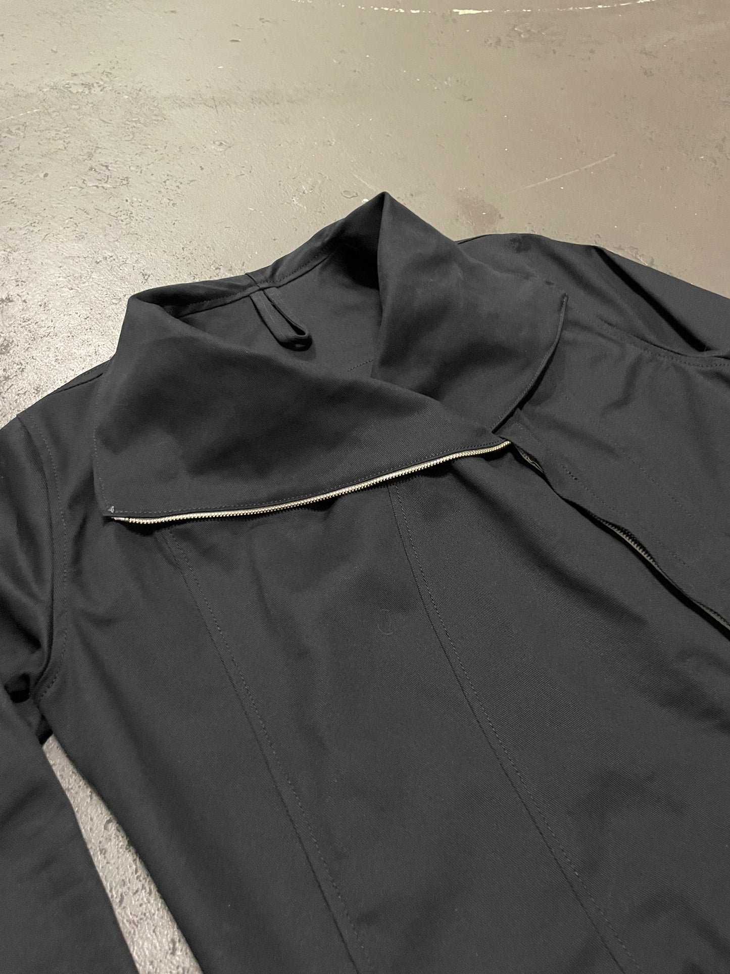 ‘CIRCADIAN’ ASYMM DENIM JACKET