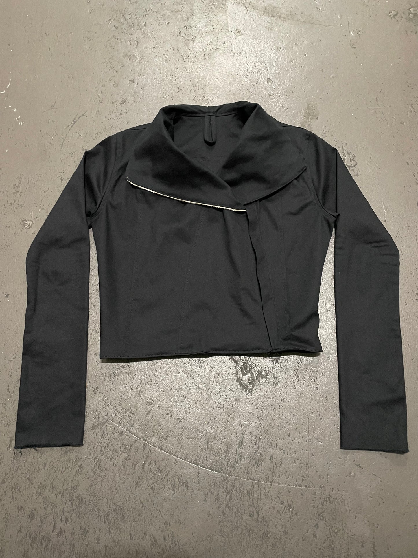 ‘CIRCADIAN’ ASYMM DENIM JACKET